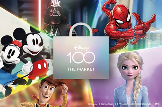 「Disney100 THE MARKET in ジェイアール京都伊勢丹」ビジュアル