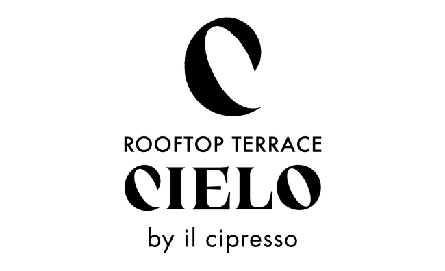 「Rooftop terrace CIELO by il cipresso」ロゴ