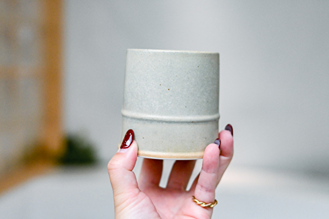 竹の形をしたドリンクカップ