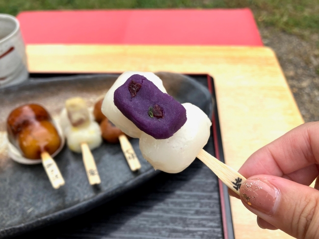 「円山一休庵」の華団の紫芋