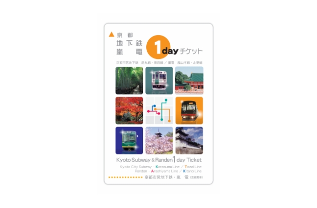 京都地下鉄_嵐電1dayチケット