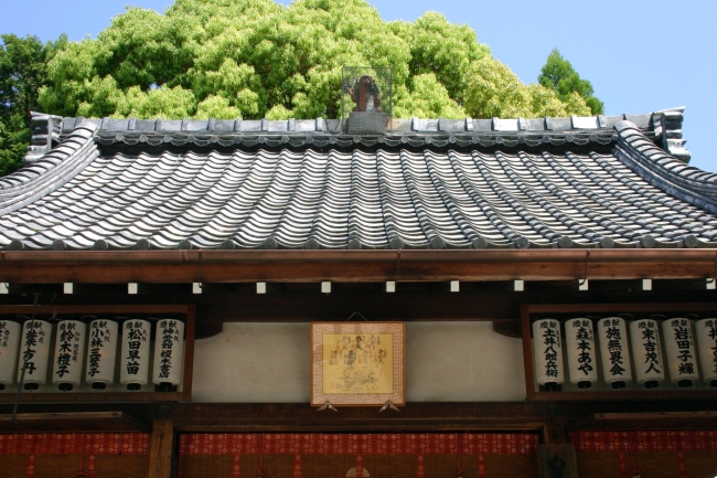 京都　赤山禅院　拝殿
