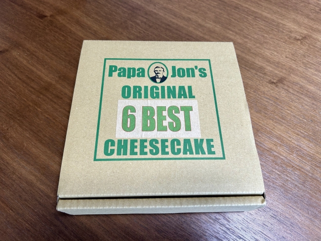 『6ベストチーズケーキ』の箱
