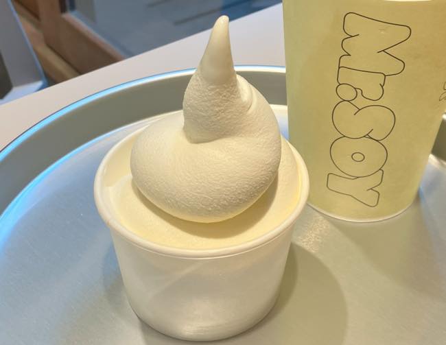 Mr.SOYの豆乳ソフトクリーム