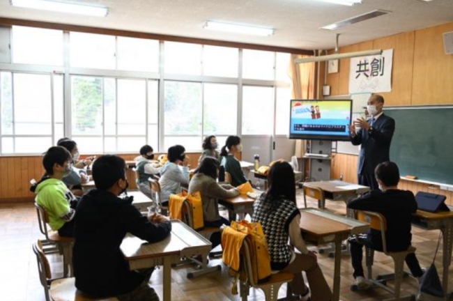 亀岡市内の学校での環境学習