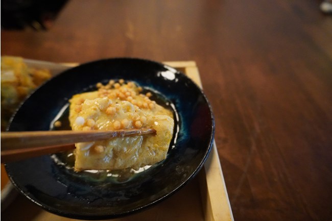 お昼のろろろ弁当の出汁巻き