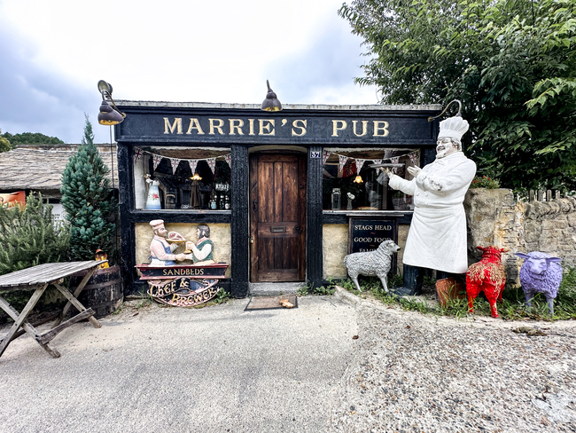 イギリスのパブを再現した飲食店