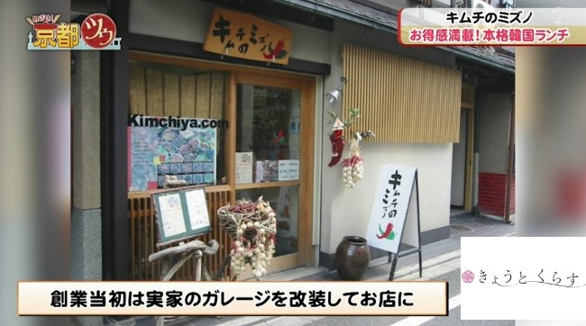 キムチのミズノ　ガレージの店舗