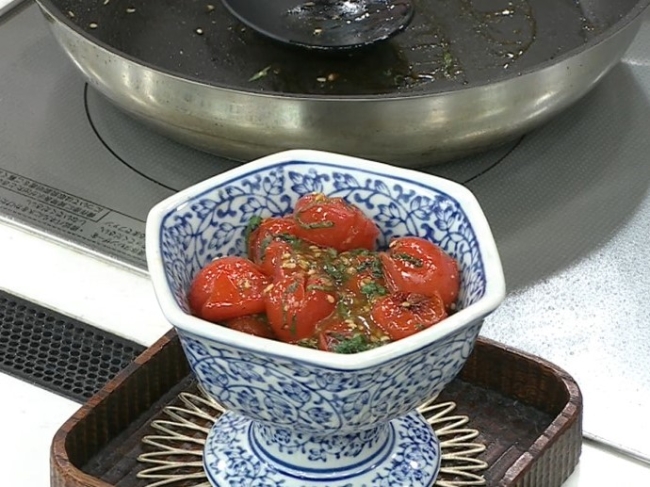 ミニトマトの焼きマリネ