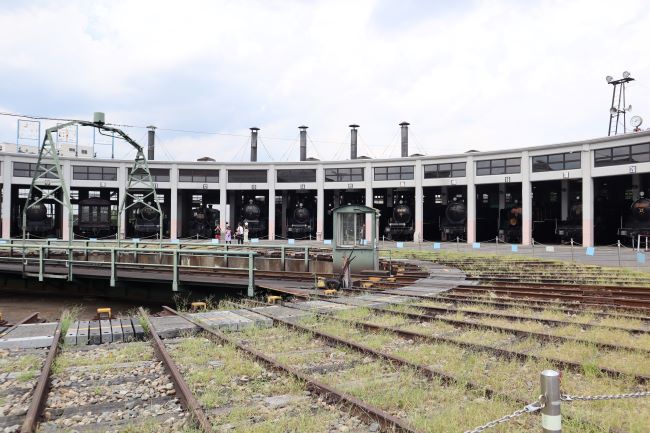 鉄道博物館の扇形車庫