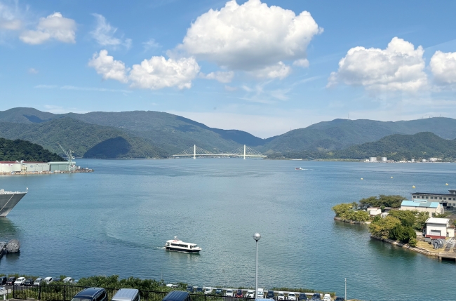 舞鶴湾の景色