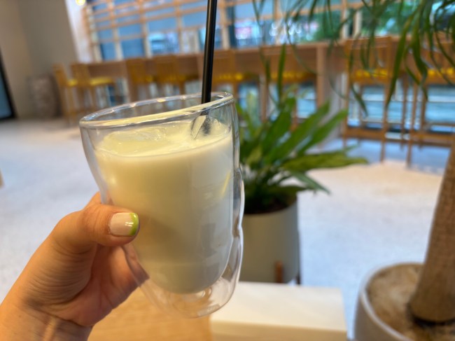 『Natural cafe』のミルク