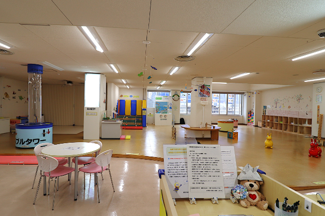 「京都市青少年科学センター」の受付