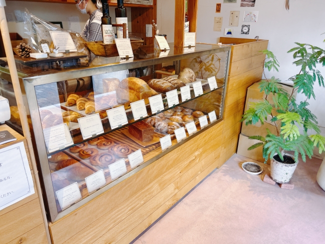 店内のショーケース