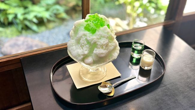 『大極殿本舗 六角店 栖園』のかき氷