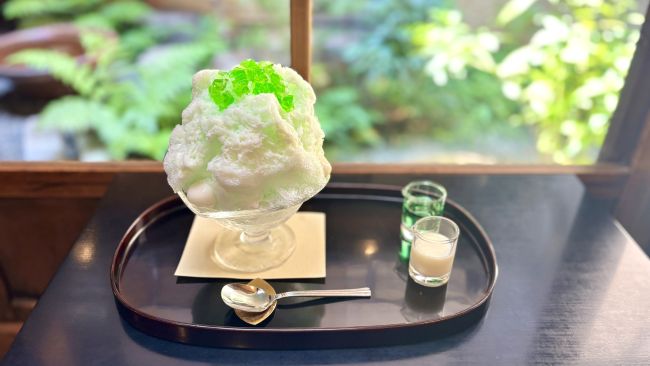 『大極殿本舗 六角店 栖園』のかき氷