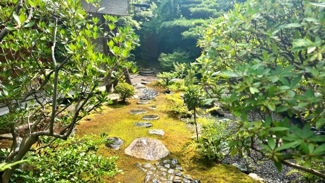 『茶寮 宝泉』の日本庭園