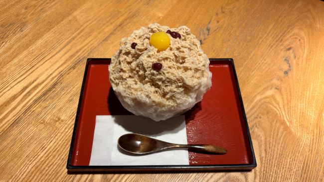 『家傳京飴 祇園小石 祇園本店』のかき氷