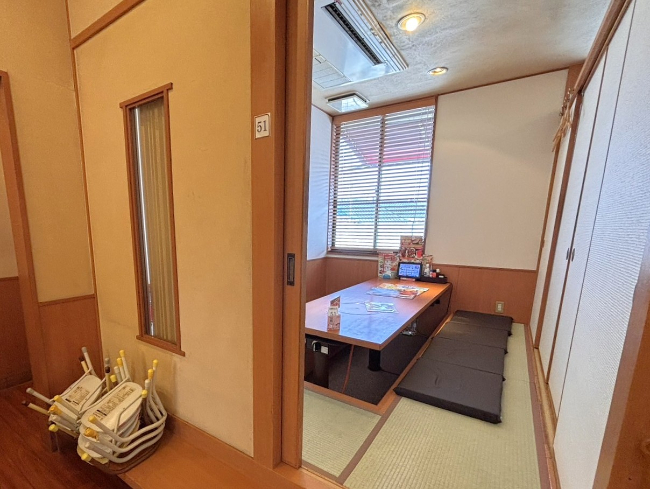 座敷とキッズチェア