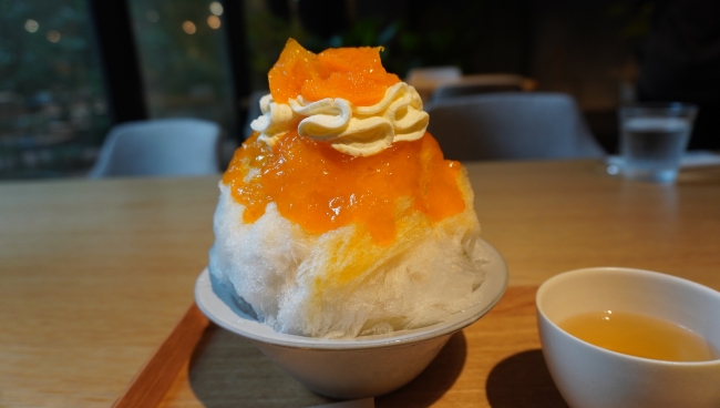 HYSOOPせとかみかんのかき氷