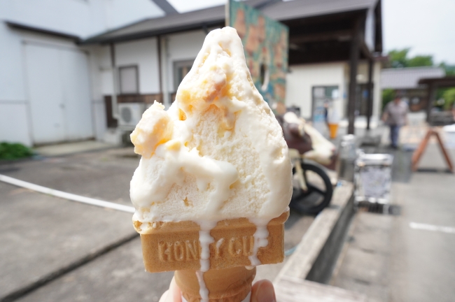 たまごプリンのジェラート