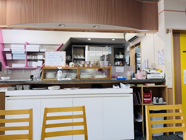 お店のキッチン