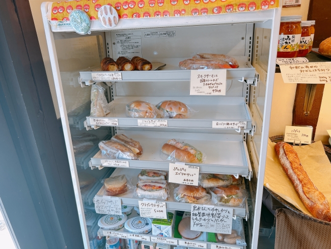 冷蔵ケースのサンドイッチ