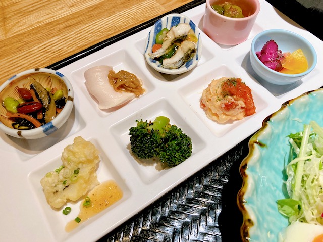 ランチプレートのおばんざい
