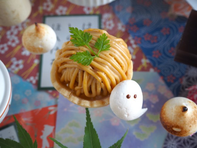 ホワイトチョコムースのモンブラン