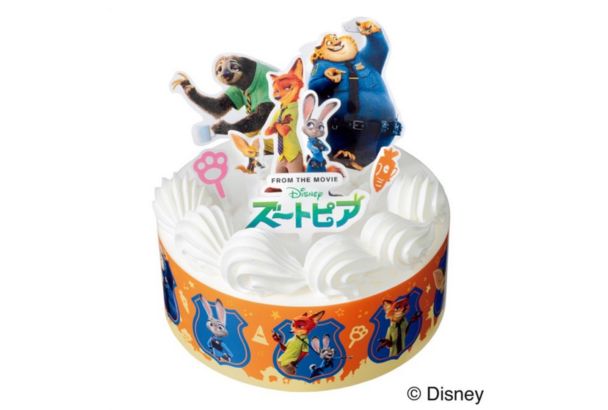ファミリーマート「ヤマザキ クリスマスキャラクターケーキ（ズートピア）」