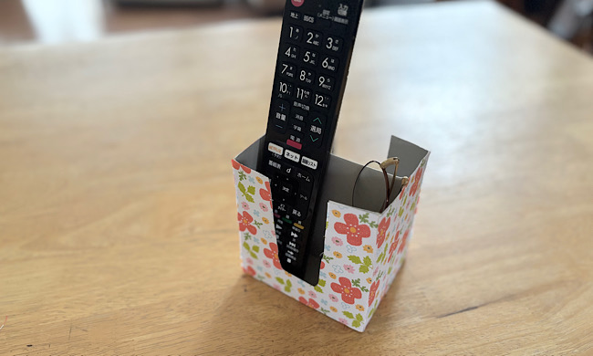 空ティッシュ箱の整理収納ボックス
