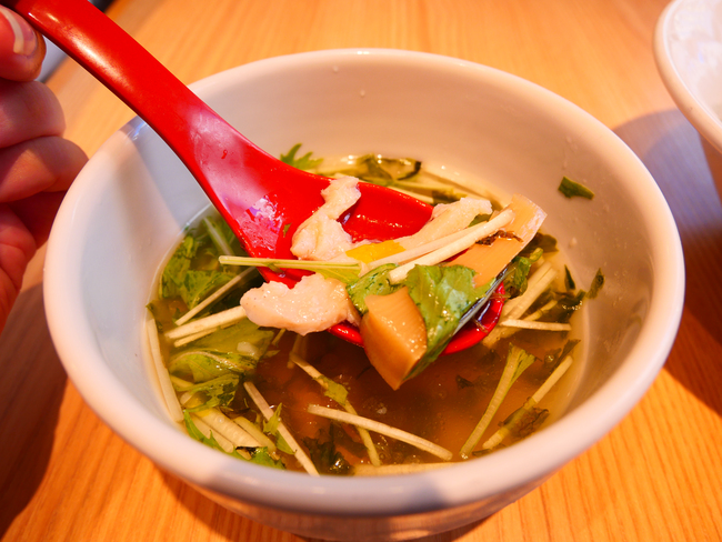 三田製麺所　スープ
