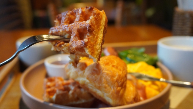 Kyocafe chacha 　ワッフル