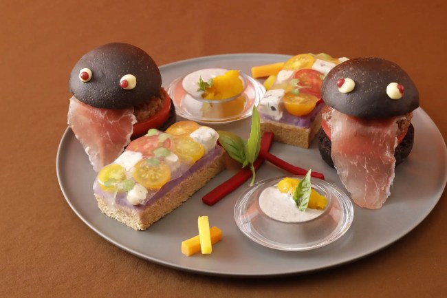 ハロウィンアフタヌーンティーのセイボリー