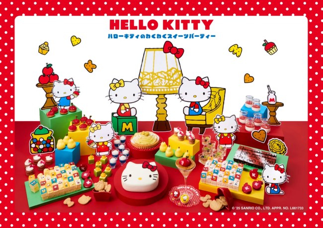 「ハローキティのわくわくスイーツパーティー」バナー