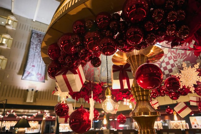 クリスマス仕様のかんじんの京灯り