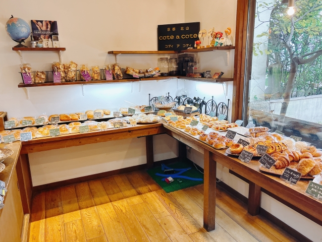 開放感ある店内