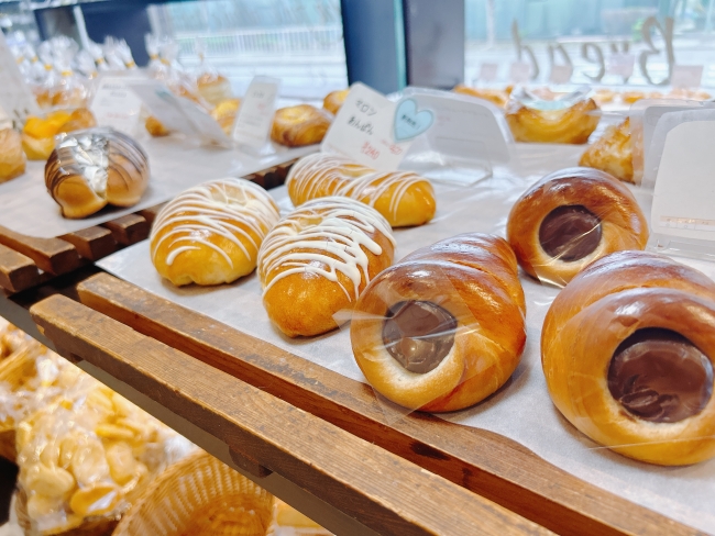 甘い菓子パンも充実