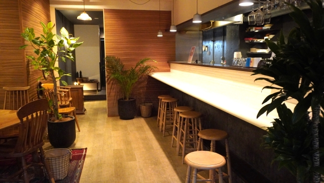 Kyocafe chacha  カウンター