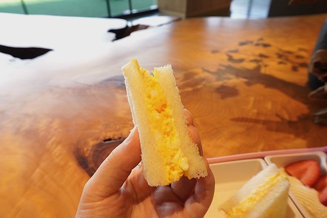 キッズプレートのたまごサンド