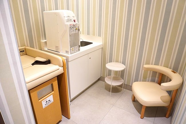 カフェ京ばあむに併設の授乳室