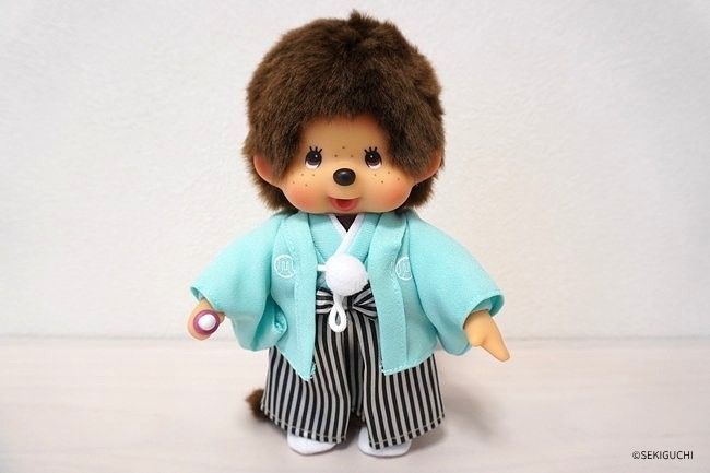 モンチッチの紋付袴の男の子