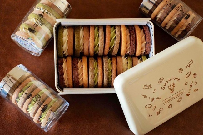 SUGiTORAのバターサンド缶