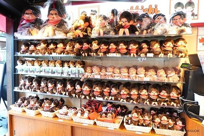 モンチッチ京都清水坂ハウスの店内