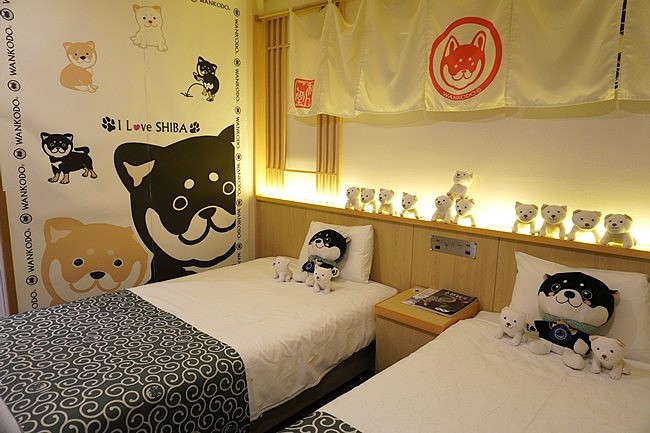 和んこ堂ルームのベッド