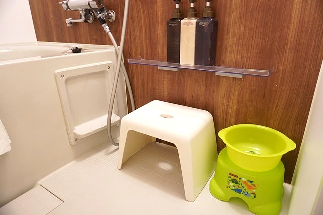 キャンパールームのバスルーム