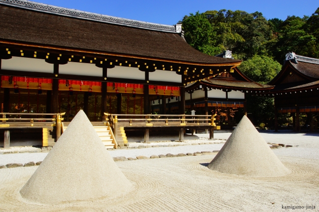 賀茂別雷神社（上賀茂神社）の立砂・細殿