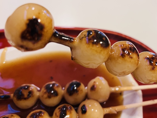 加茂みたらし茶屋のみたらし団子