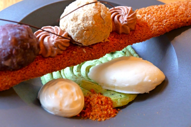 抹茶クリーム、アイス、コーヒーエスプーマ