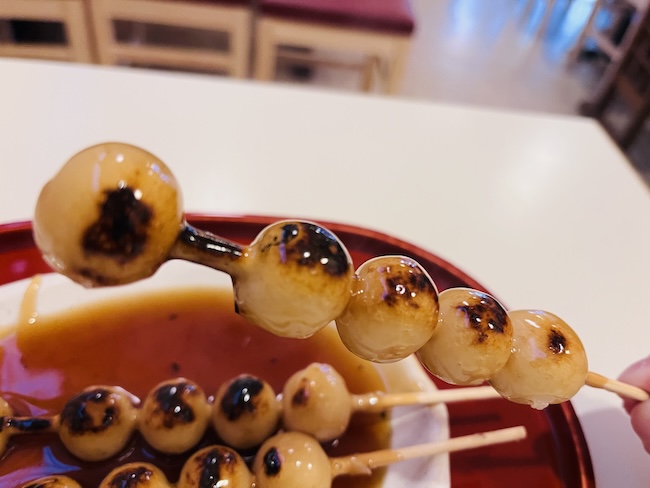 みたらし団子のズーム